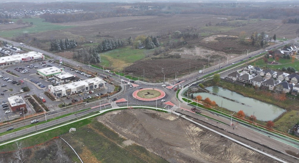 Roundabout aerial