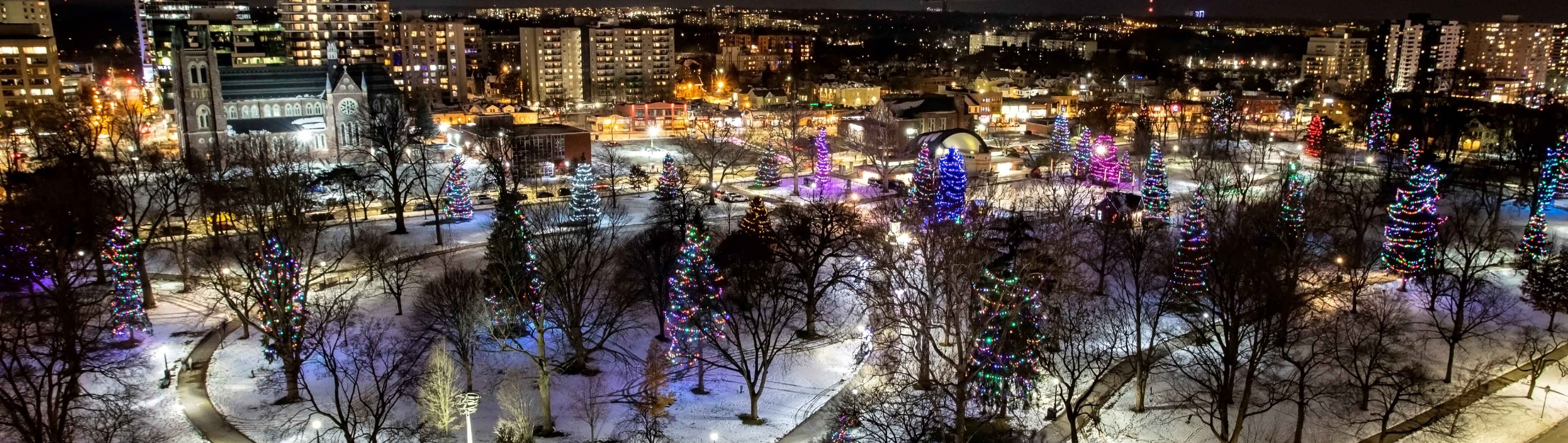 Lighting of the Lights 2020 full picture of VictoriaPark