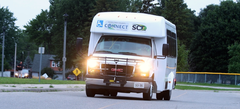 A Middlesex County transportation van
