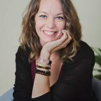 Woman smiling