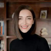 Woman smiling