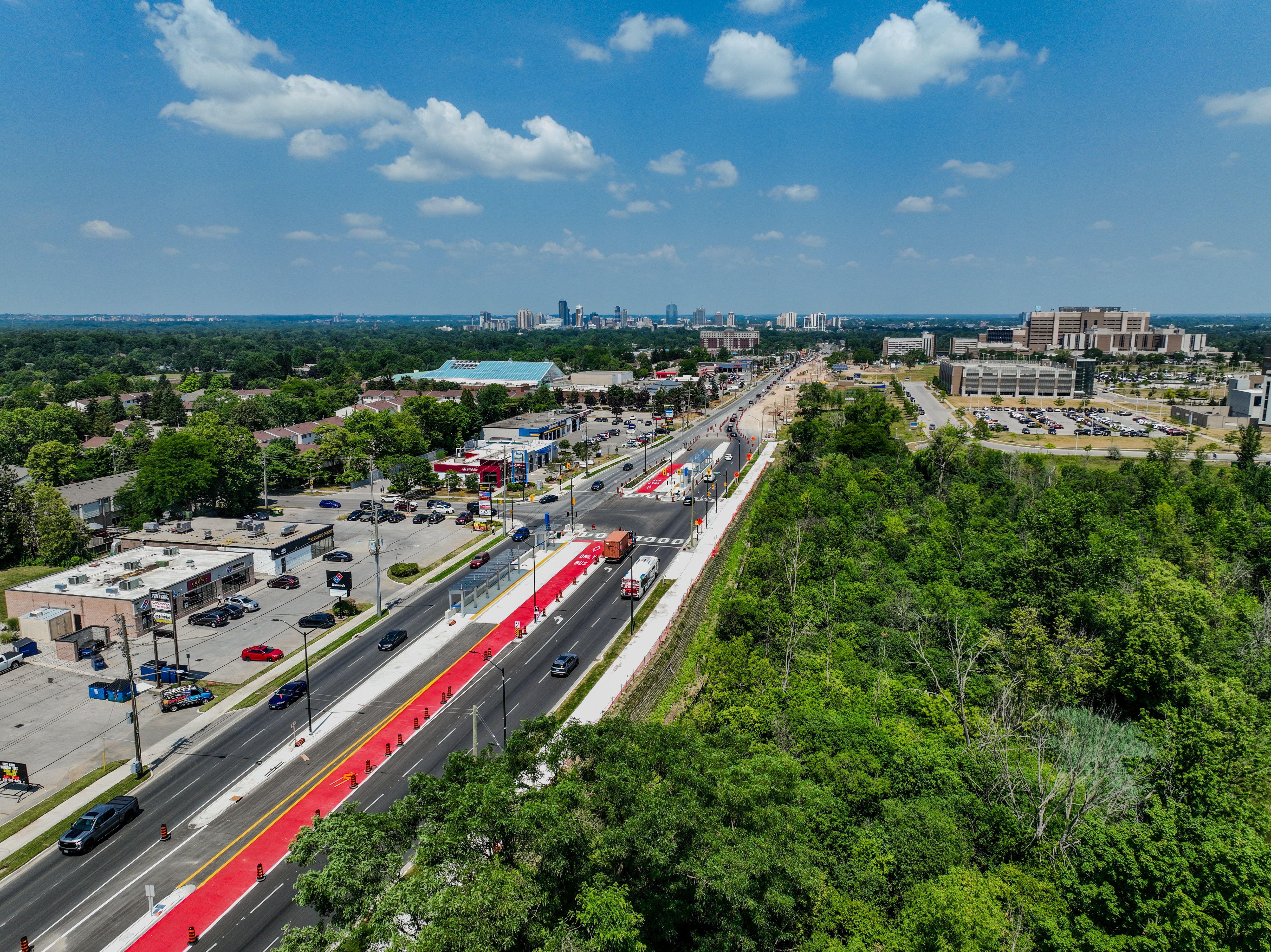 Aerial of Wellington Gateway Phase 3 looking north from Wilkins Street.