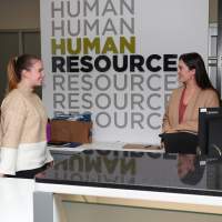Human resources counter.
