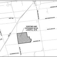 Proposed W12A Landfill Expansion area map