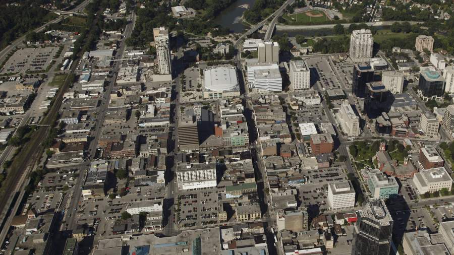 City aerial image